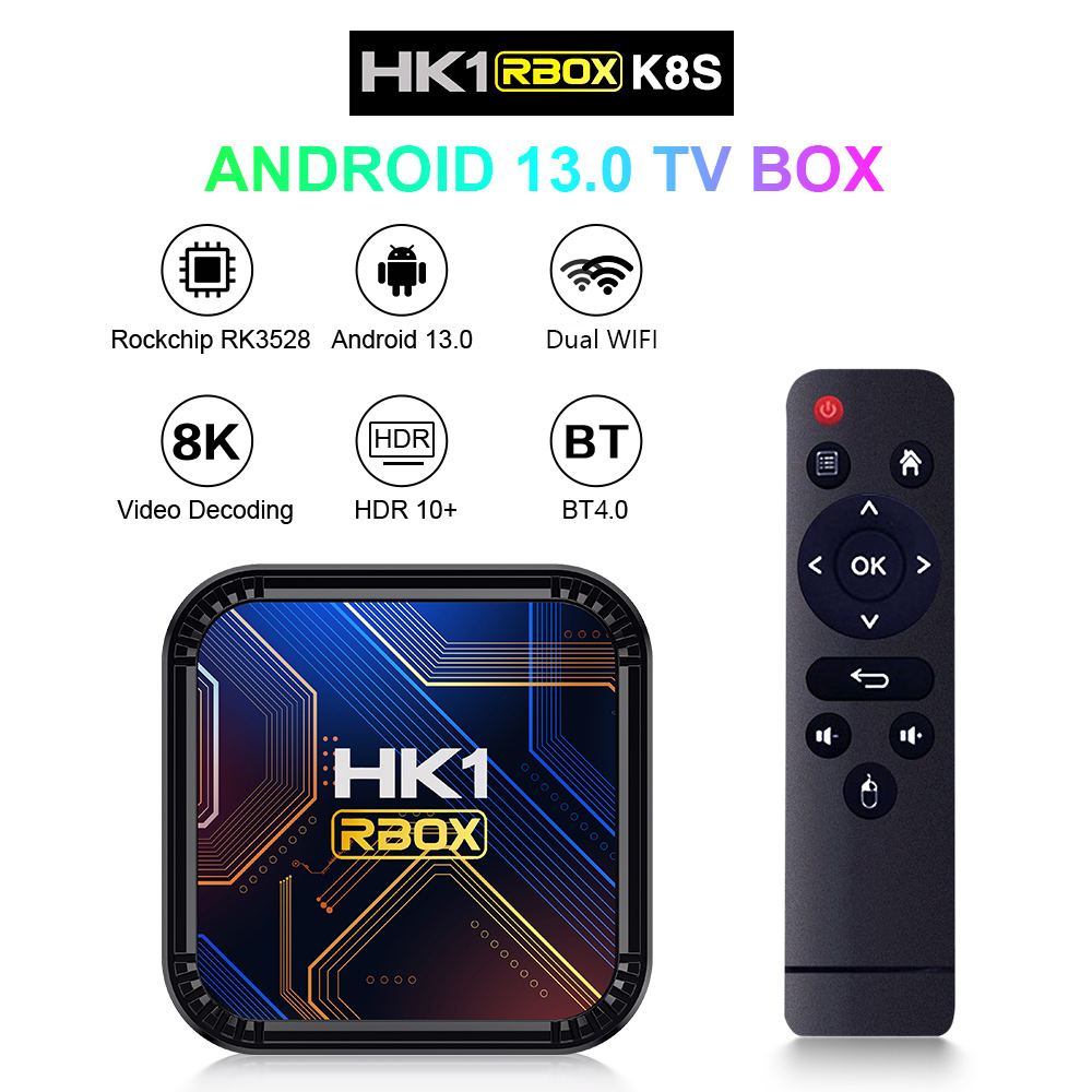 HK1 RBOX K8S Android 13 TV Box - Radxa Rock 5B 16Gb recensione e prezzo